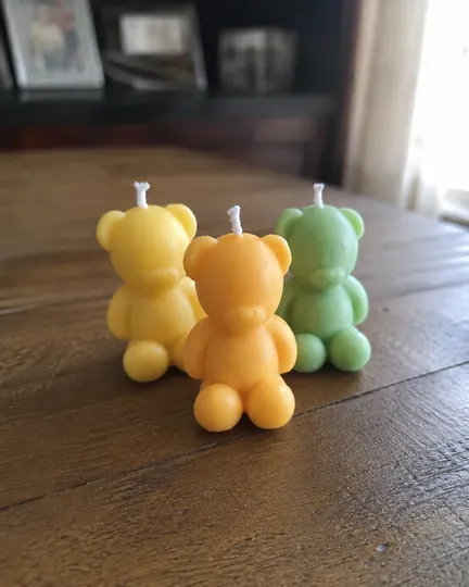 Candele profumate vegane per bambini