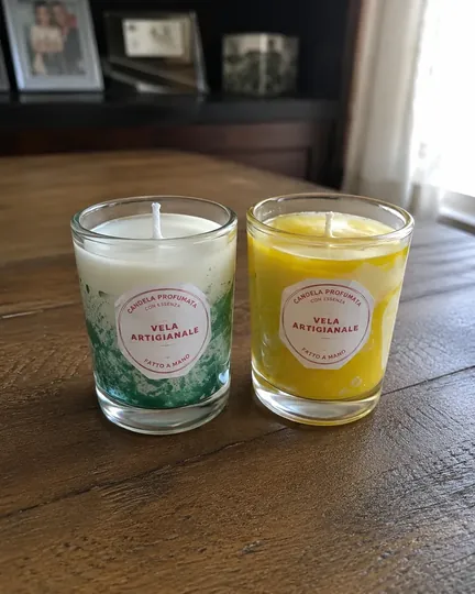 Candele profumate con essenze